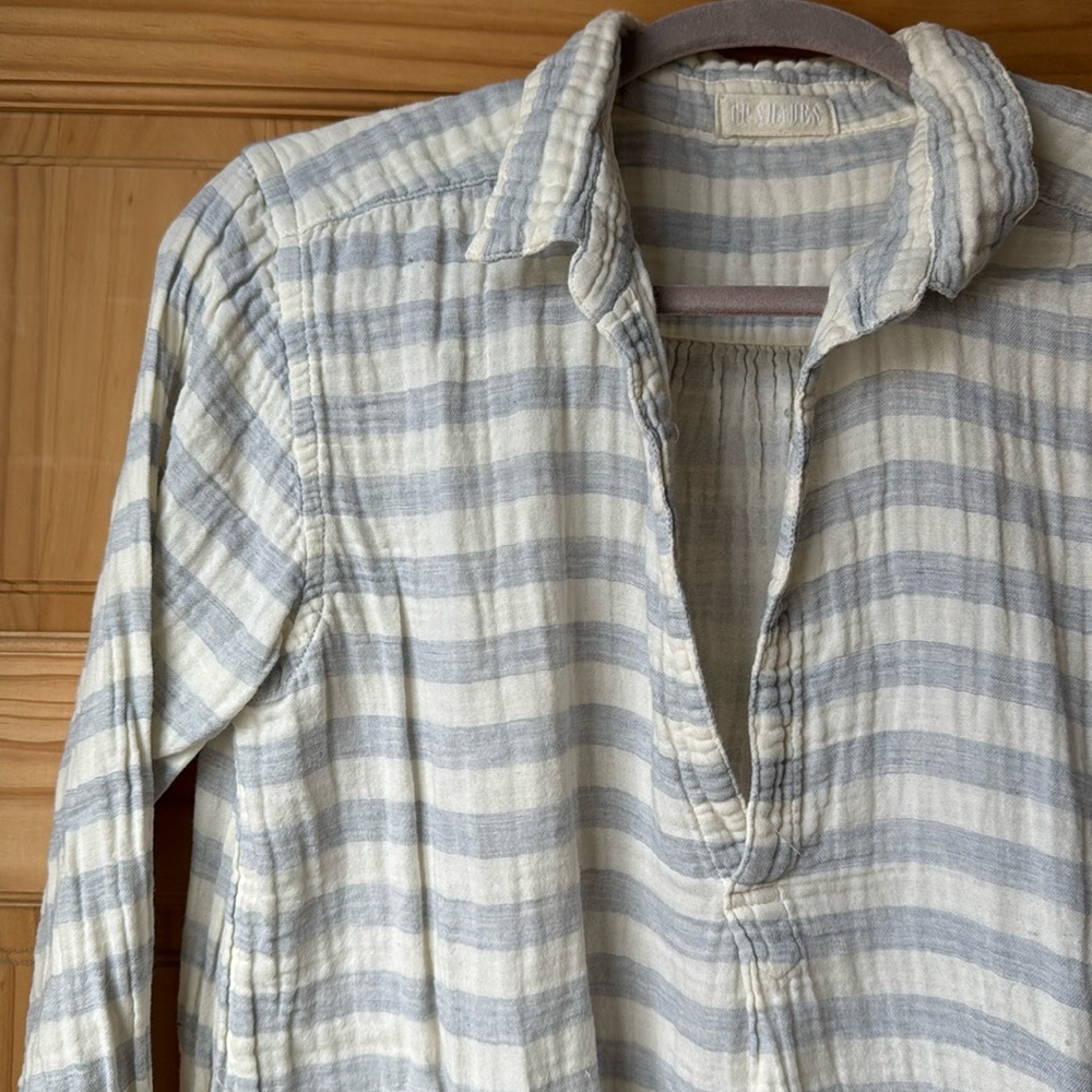 CP shades, striped tunic shirt